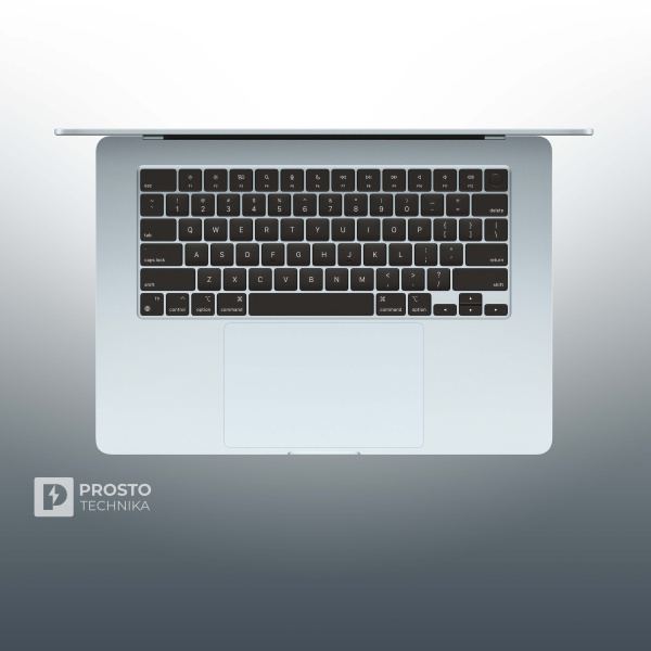 Ноутбук Apple MacBook Air 15" (M4, 10C CPU, 10C GPU, 2025) 16 ГБ, 256 ГБ SSD, Sky Blue MC7A4, английская раскладка